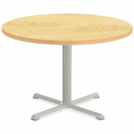 SPECIAL-T Table, Round, 42in Dia x 42in, Gray Base/Crema Maple Top SCTSTAR242BHGCM